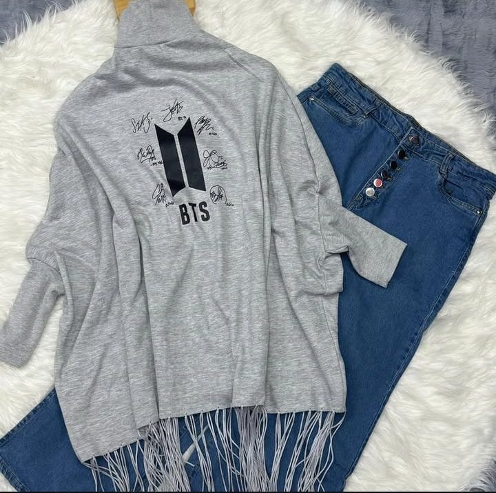 Cap Shawl & Premium Denim Duo" 🖤❄️