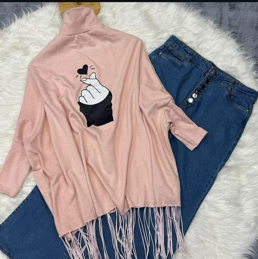 Cap Shawl & Premium Denim Duo" 🖤❄️